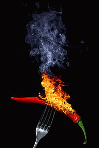 chili on gray fork thumbnail