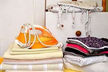 orange and white clothes steam iron thumbnail