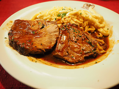 steak with cheese on plate thumbnail