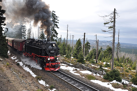 steel locomotive in railway thumbnail