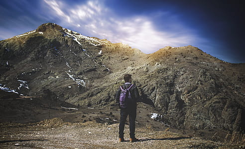 landscape, nature, person, mountain thumbnail
