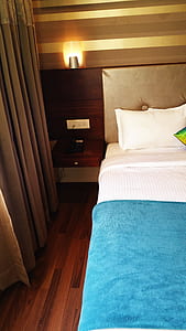 light, blue, bed, bedroom thumbnail