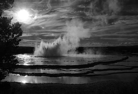 grayscale photo of water thumbnail