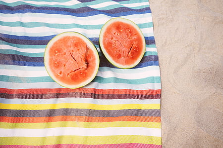 two slice watermelons thumbnail