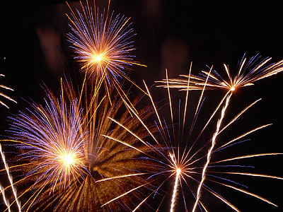 fireworks in sky thumbnail