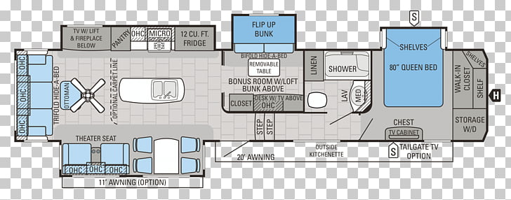 Campervans Floor Plan Jayco Inc Caravan Vehicle Floorplan Png