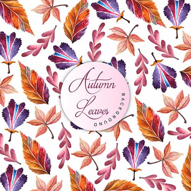 autumn watercolor background eps file