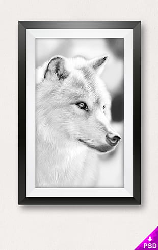 Photo Frame Mockup psd file