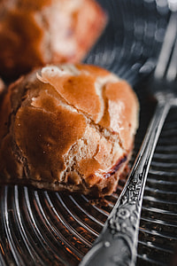 Sweet buns with cream cheese inside thumbnail