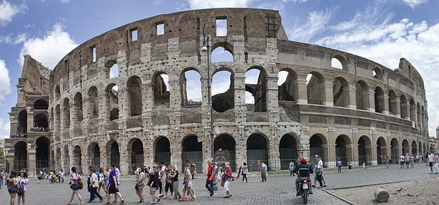 people walking near The Coliseum at Rome thumbnail