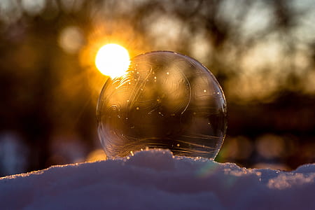 Defocused Image of Sun Reflecting in Water thumbnail