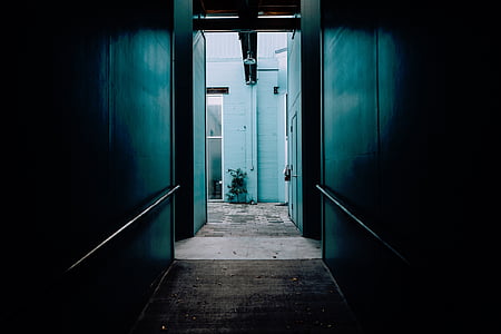 opened white wooden door thumbnail