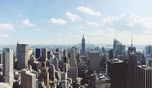 aerial photography of high-rise buildings thumbnail
