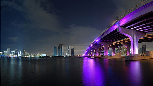 bridge during nighttime thumbnail
