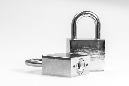 two silver padlocks thumbnail