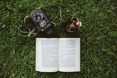 Book on the grass thumbnail