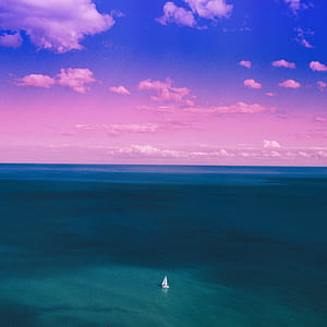 white boat sailing during daytime thumbnail