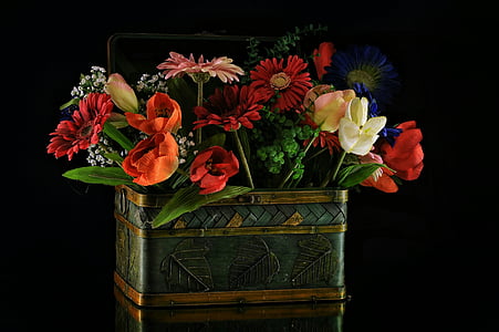 assorted-color petaled flowers thumbnail