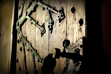 brown wooden door thumbnail