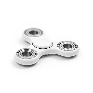 white and gray fidget spinner thumbnail