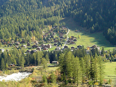 La Fouly Landscape in Orsieres, Switzerland thumbnail