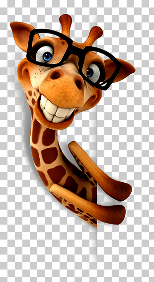 Giraffe Joke Career Illustration, Funny giraffe, giraffe illustration PNG clipart