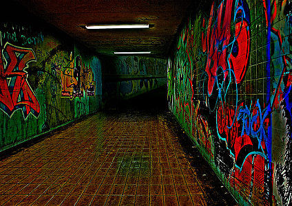 photography of multicolored graffiti wall art thumbnail