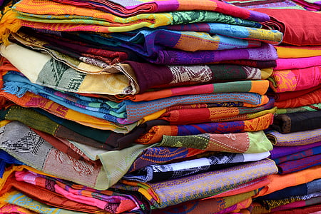 folded assorted-color textile lot thumbnail