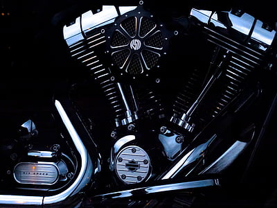 black and silver motorcycle engine thumbnail
