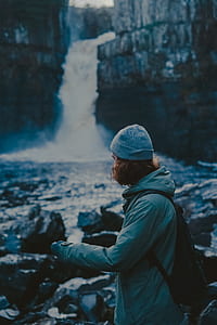 person standing on rock thumbnail