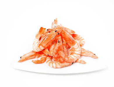 close-up photo of brown shrimps on plate thumbnail