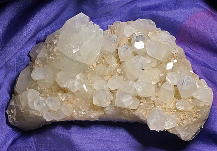 Apophyllite With Stilbite, Apophyllite thumbnail
