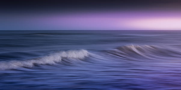 waves rushed to shore at daytime thumbnail