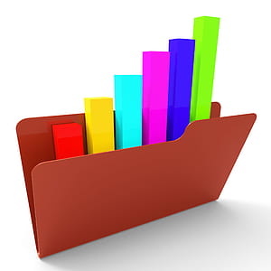 File Report Shows Business Graph And Administration thumbnail