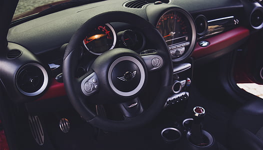 black and gray Mini vehicle interior thumbnail