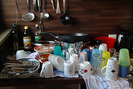 assorted dishes on table thumbnail