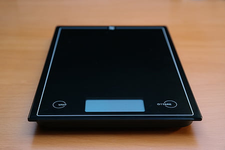 black digital bathroom scale thumbnail