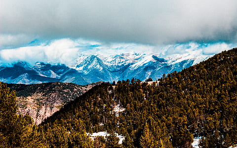 landscape photography of mountains covered with snow thumbnail