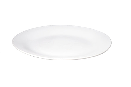 round white ceramic plate thumbnail