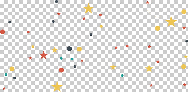 Creative design background Milky Way stars, multicolored star and ball PNG clipart