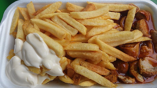 French fries with mayonnaise thumbnail