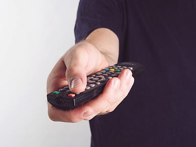 black remote control thumbnail