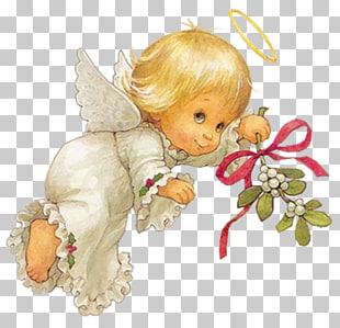 Angel Cherub , Cute Christmas Angel Free , cherub angel illustration PNG clipart