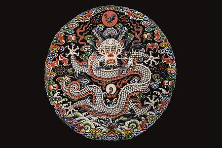 multicolored floral and dragon illustration thumbnail