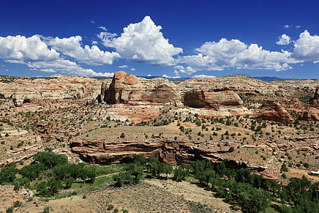 high-angle view of rock formation thumbnail