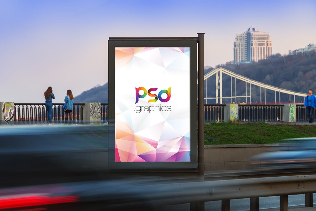 Outdoor Advertising Billboard Mockup Psd Psd File Free Graphics