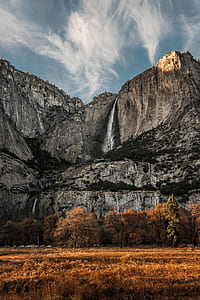 horsetail waterfall at daytime thumbnail