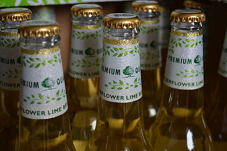Flower Lime Beer Bottle thumbnail
