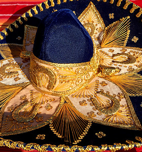 close up photography of mariachi hat thumbnail