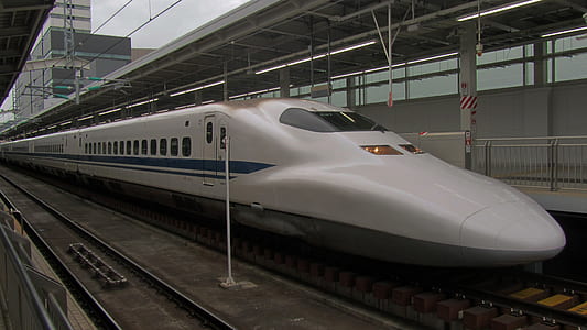 white bullet train thumbnail